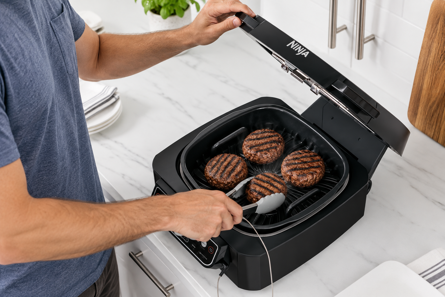 Mastering Ninja Foodi Grill Burgers