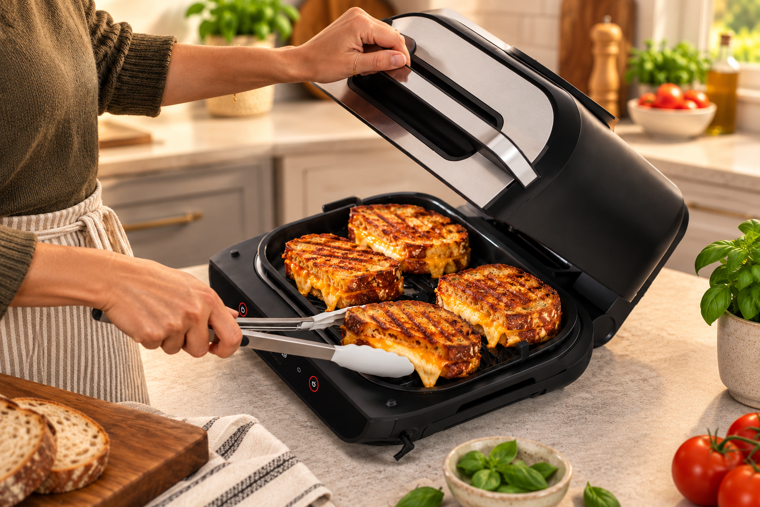 Ninja Foodi Grilled Cheese
