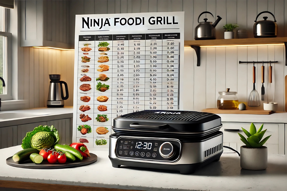 Ninja Foodi Grill Cook Time Chart