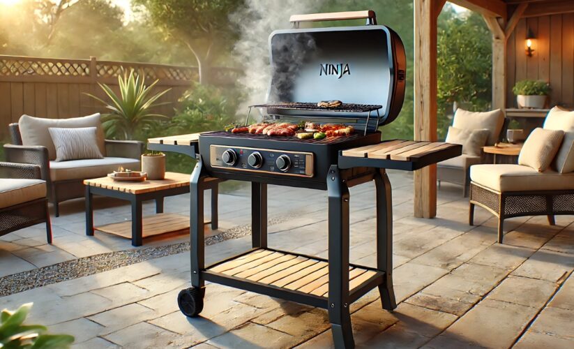 Ninja Woodfire Grill Stand for Outdoor Cooking