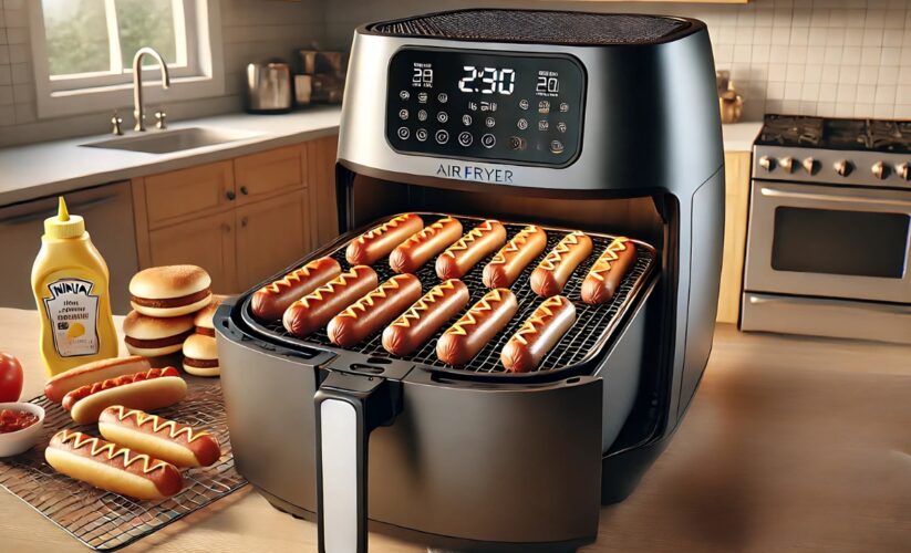 ninja air fryer hot dogs