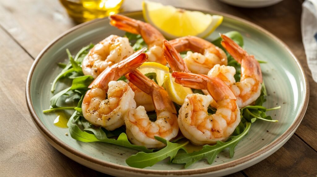 Air Fryer Shrimp with Lemon & Pepper
