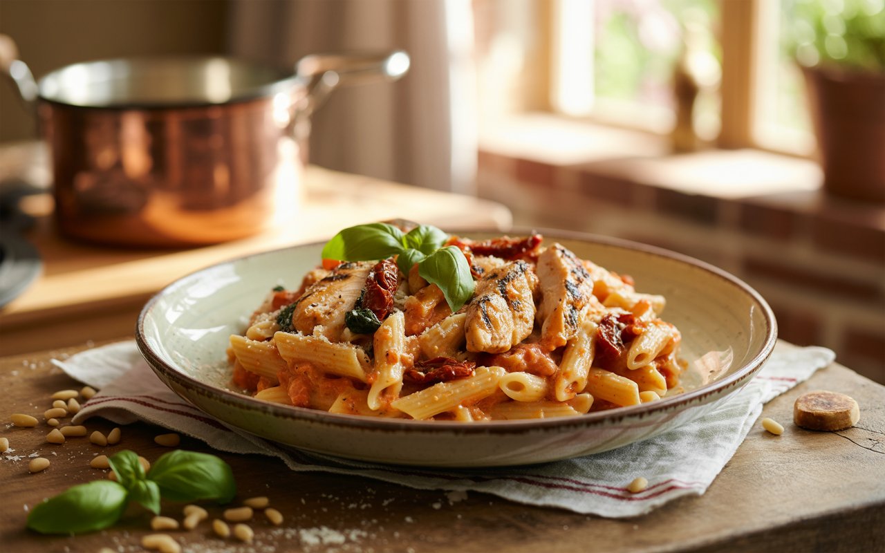 Ninja Foodi Tuscan Chicken Pasta