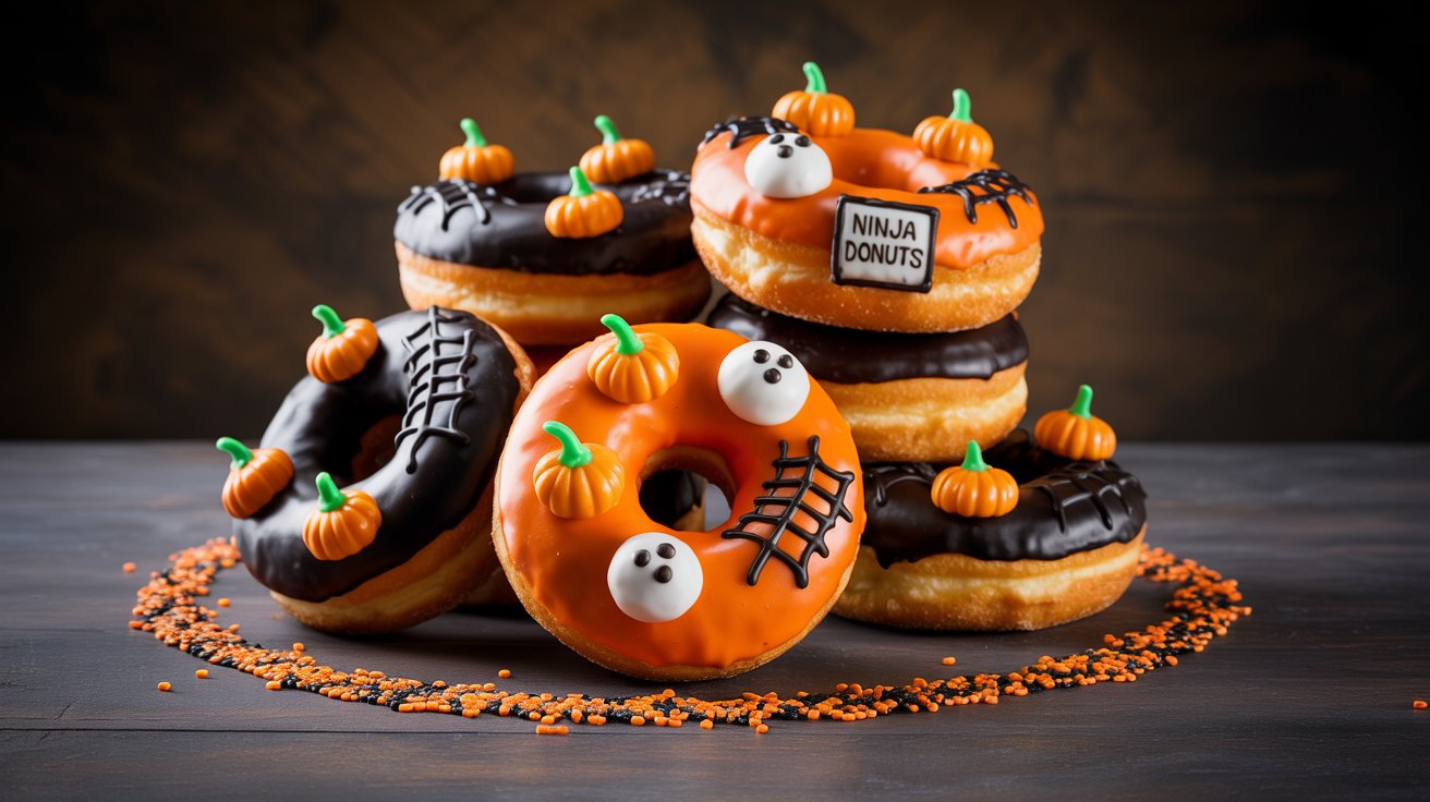 Spooky Sweet: Halloween Ninja Air Fryer Donuts