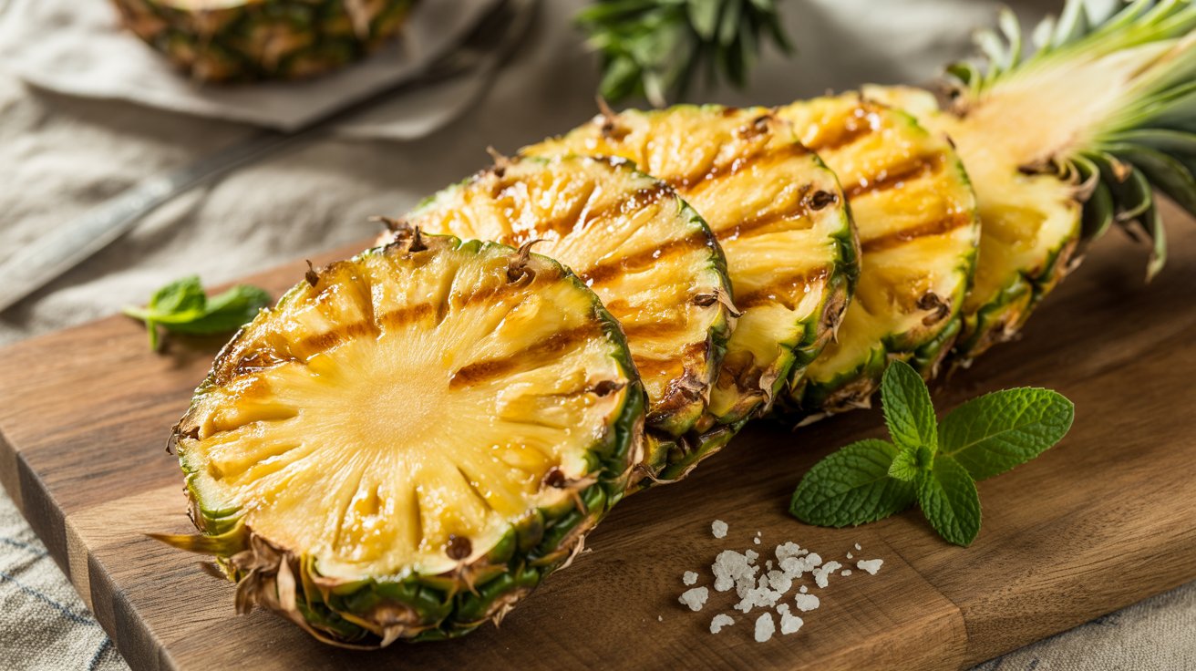 Ninja Woodfire Grilled Pineapple with Brown Sugar Glaze