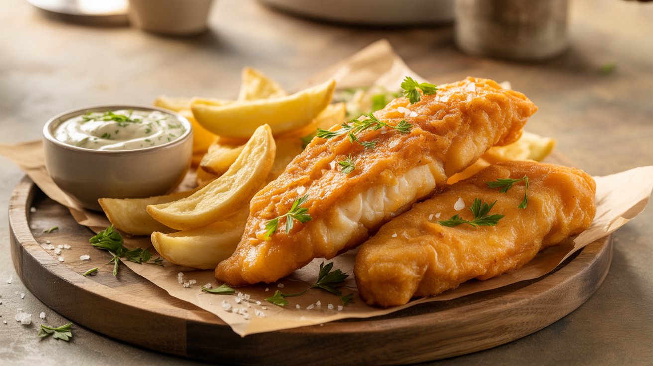 Ninja Air Fryer Fish and Chips