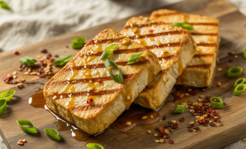 Ninja Air Fryer Crispy Tofu Steaks