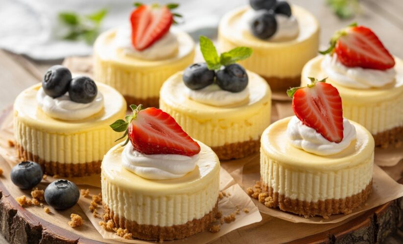 ninja air fryer mini cheesecakes