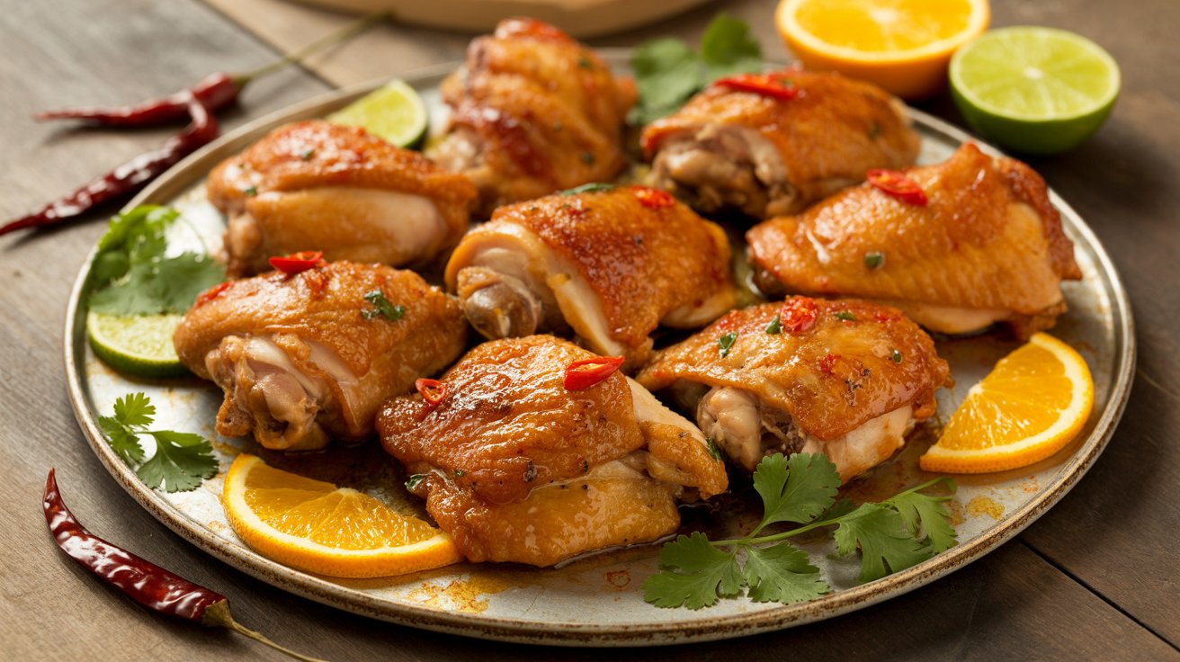 Ninja Foodi Dual Zone Citrus Chili Chicken Thighs