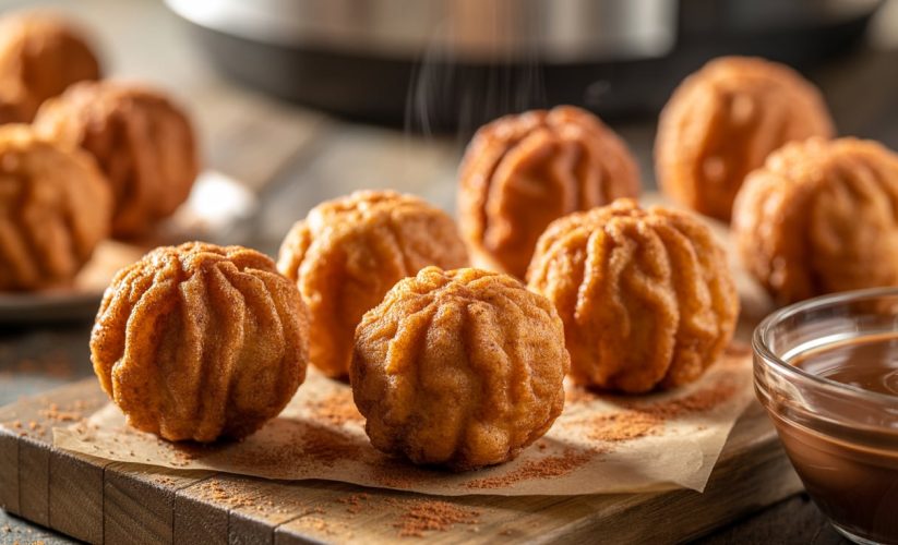 Ninja Air Fryer Churro Donut Holes