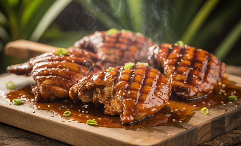 Huli Huli Chicken on the Ninja Woodfire Grill