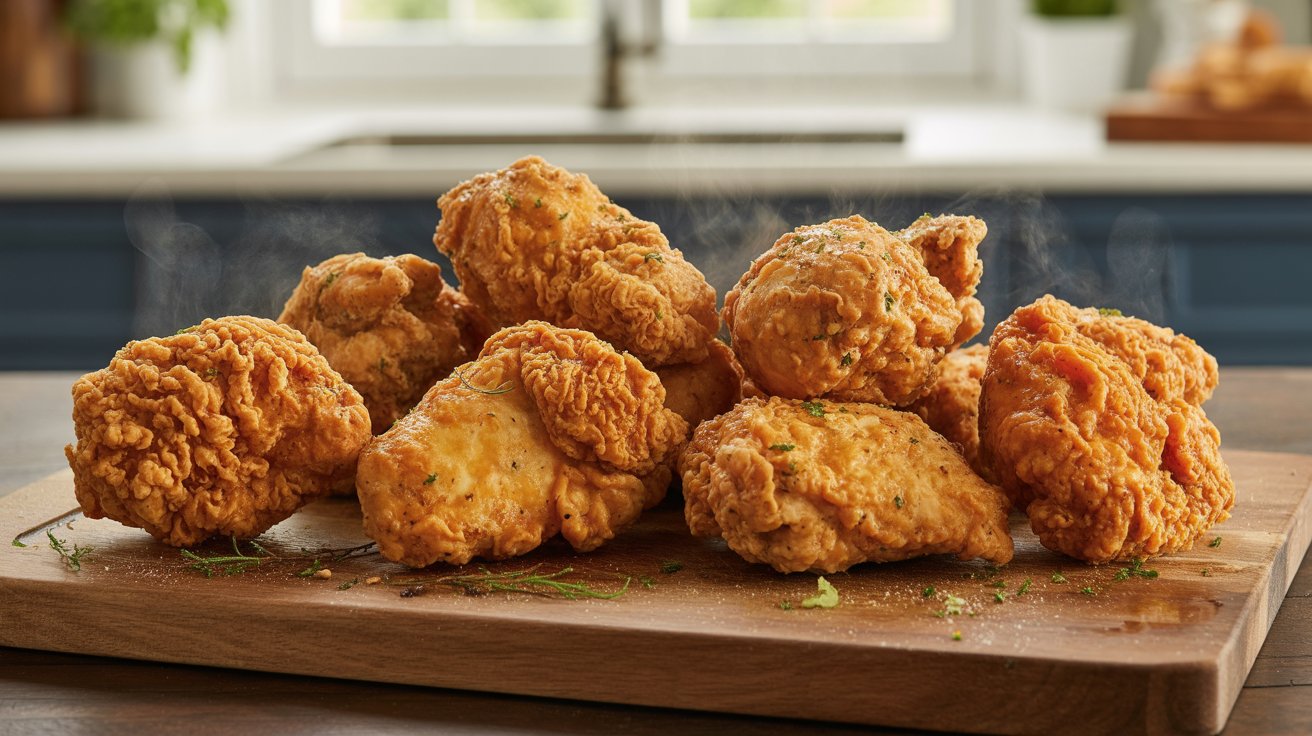 Air-Fryer Buttermilk Fried Chicken