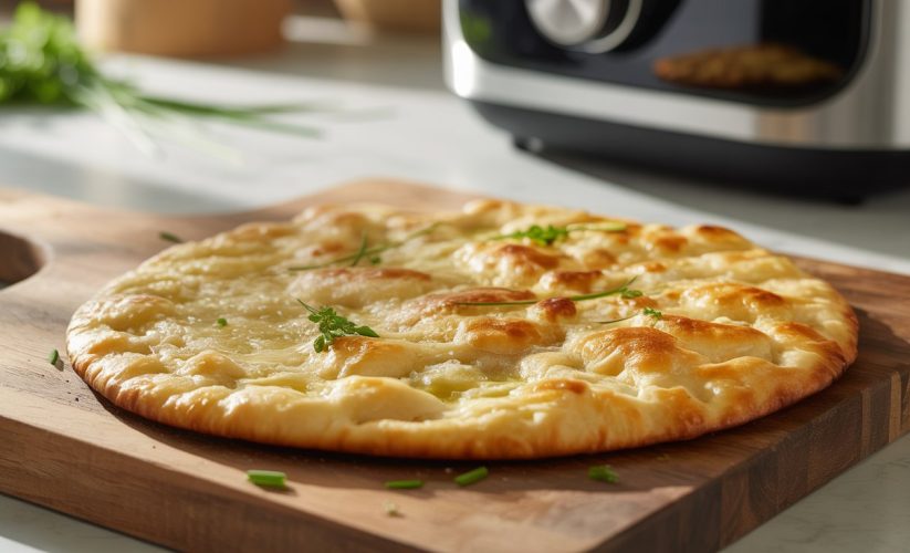 Ninja Air Fryer Cottage Cheese Flatbread