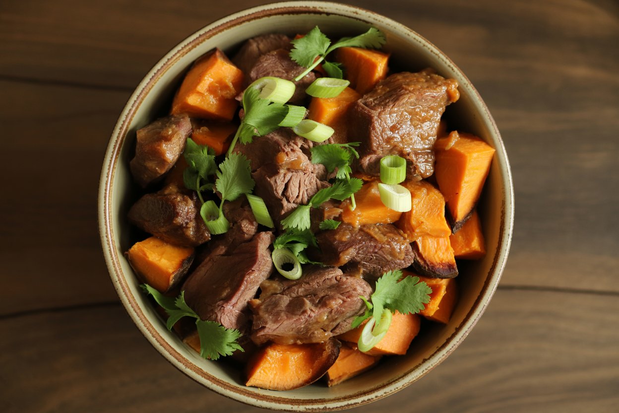Sweet Potato Beef Bowl
