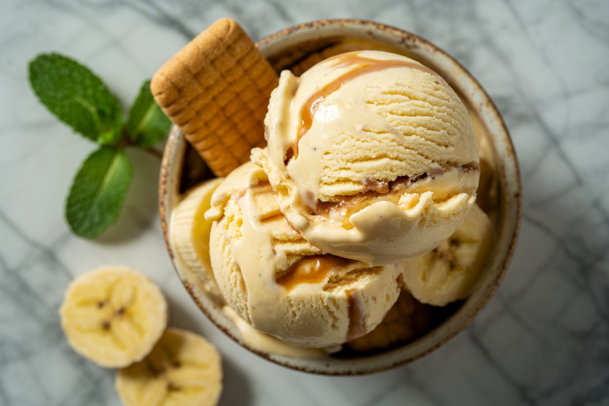 Banana Pudding Protein Ice Cream