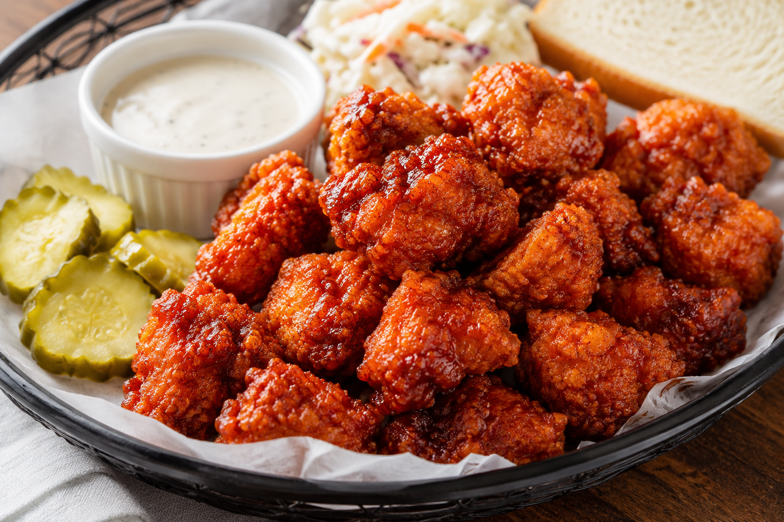Ninja Air Fryer Nashville Hot Chicken Bites