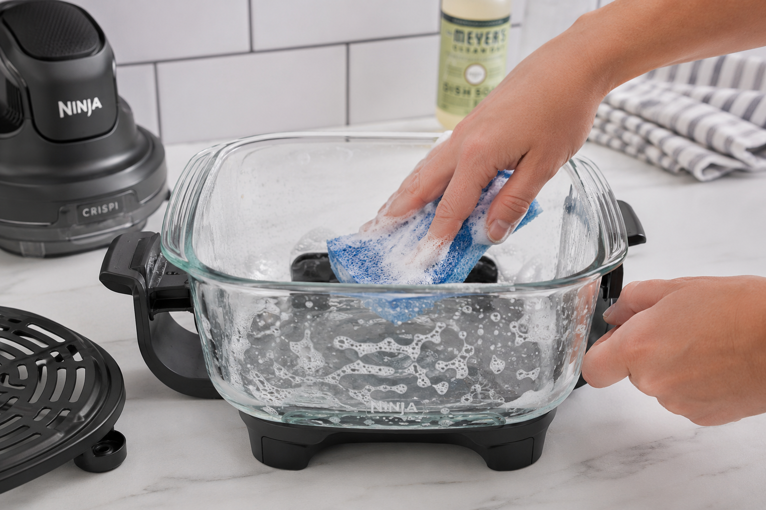 How to Clean a Ninja Crispi Glass Air Fryer