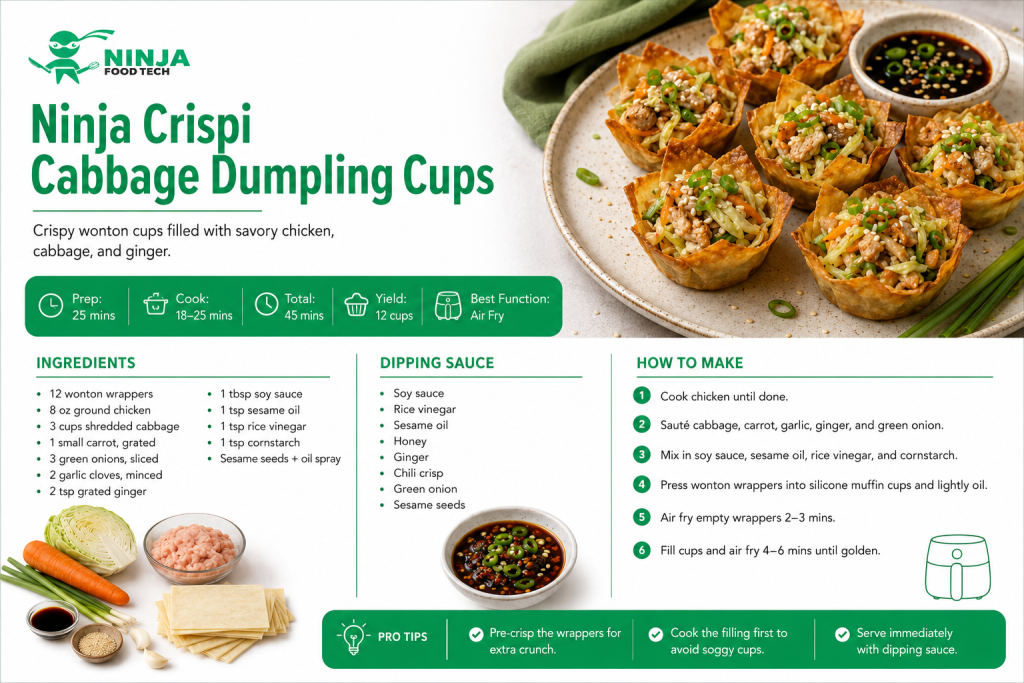 Ninja Crispi Cabbage Dumpling Cups
